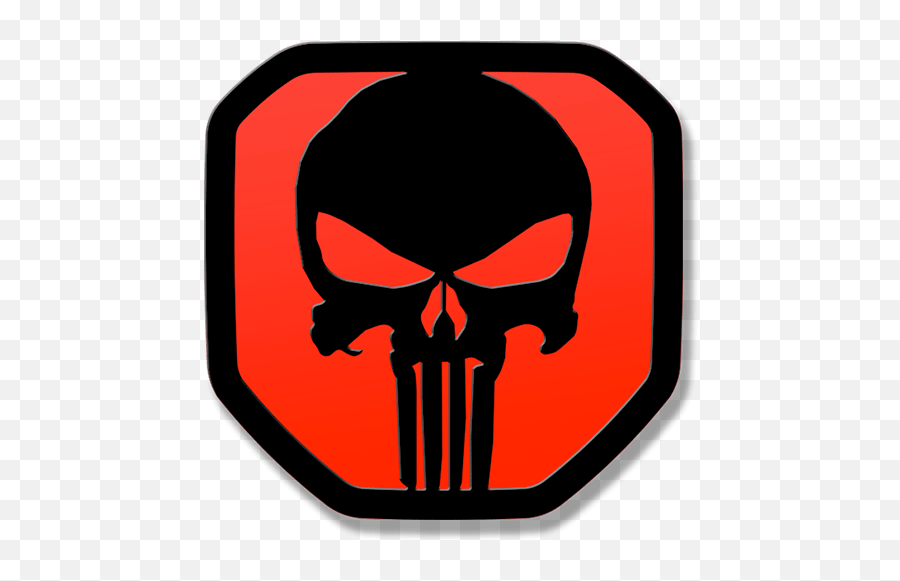 Punisher Tailgate Emblem 2019 - Up Ram 1500 Punisher Tailgate Punisher Skull Svg Free Png,Punisher Logo Png