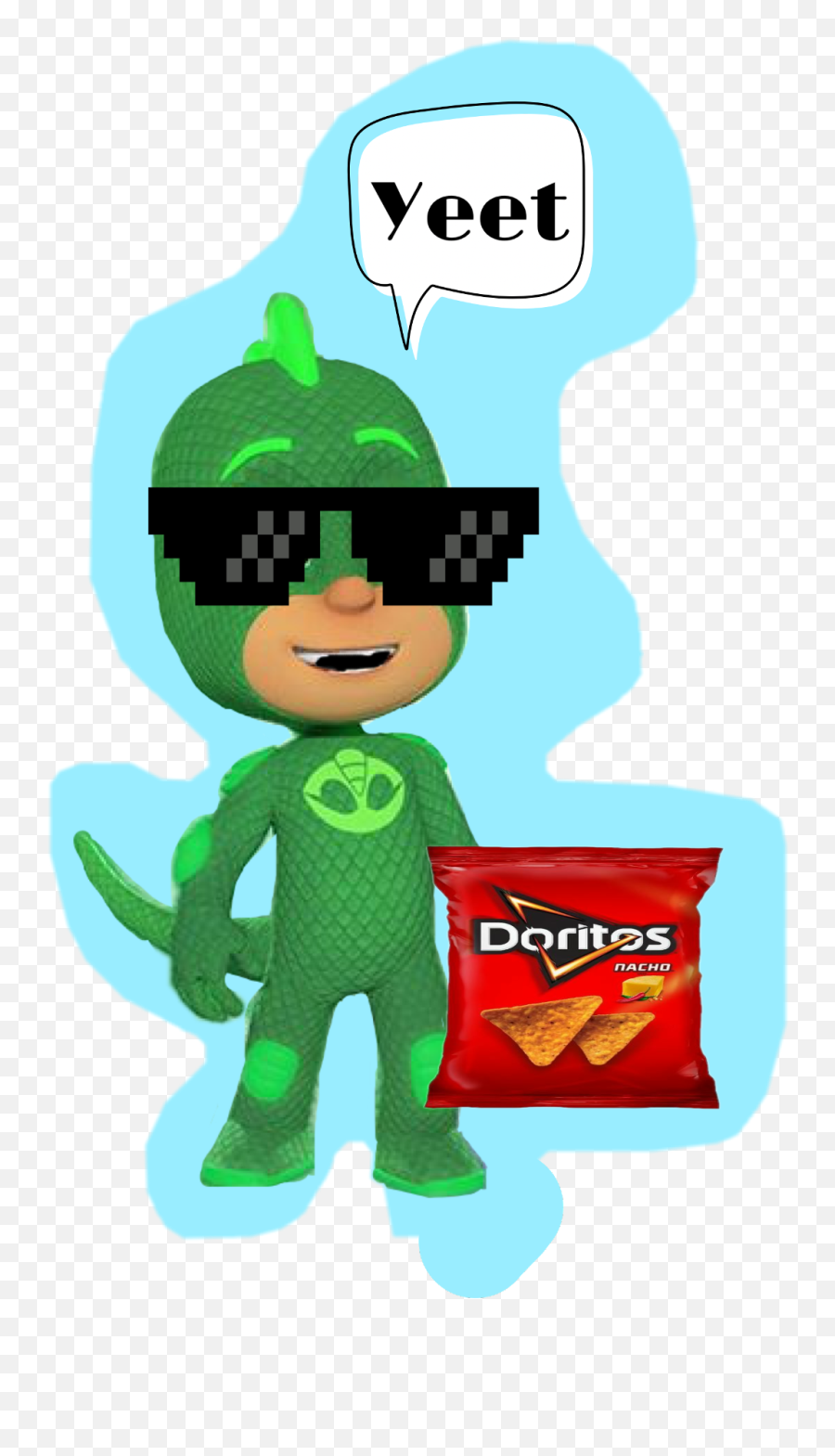 Download Lizardking Doritos Dudeperfect Pjmasks Yeet - Cartoon Png,Yeet Png