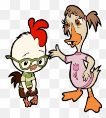 Chicken Little Abby Mallard Sad Clipart - Henny Penny Chicken Little Png,Chicken Little Png