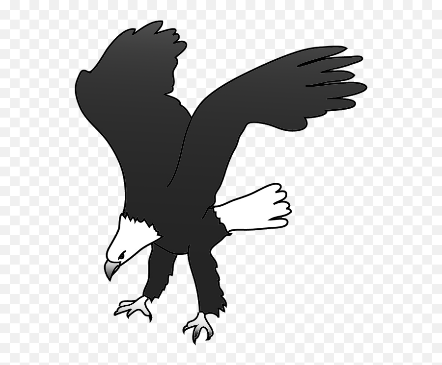 Download Hd Eagle Silhouette Clip Art Transprent Png Free - New Eagle Landing Clipart,Eagle Silhouette Png