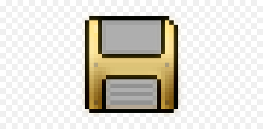 Steam Community Market Listings For The Golden Floppy Disk - Kirby Pixel Art Png,Floppy Disk Png