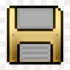 Steam Community Market Listings For The Golden Floppy Disk - Kirby Pixel Art Png,Floppy Disk Png