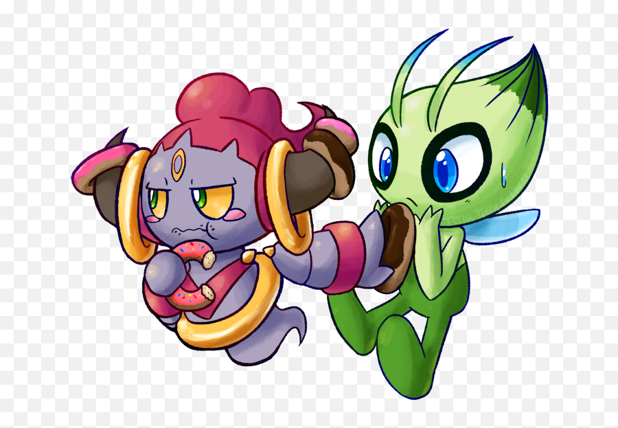 Hoopa Celebi From Pikachuzi - Hosted By Neoseeker Hoopa X Celebi Png,Celebi Png