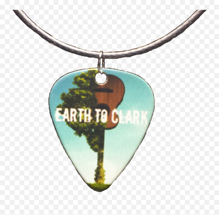 Earth To Clark Guitar Pick Necklace Png