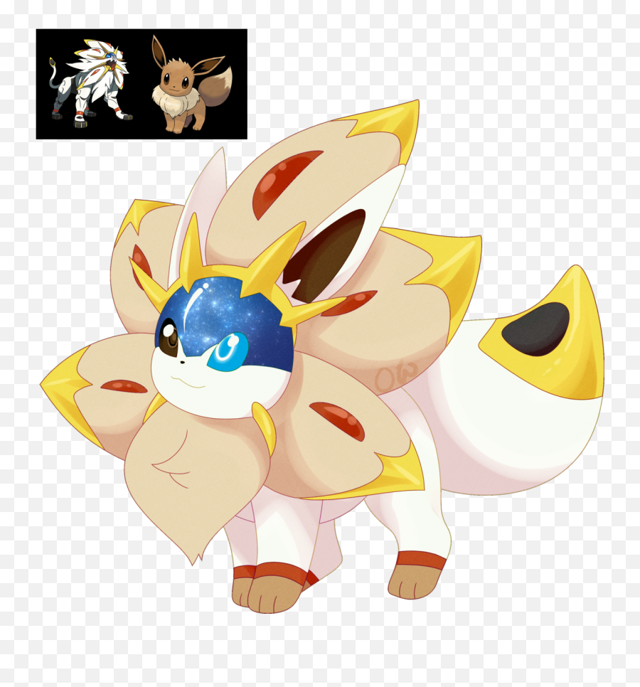 I Made Another Fusion This Time Hopping - Eevee Fusions Png,Solgaleo Png