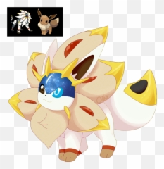 I Made Another Fusion This Time Hopping - Eevee Fusions Png,Solgaleo Png