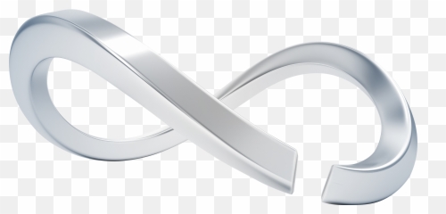Png Infinity Symbol - Silver Full Size