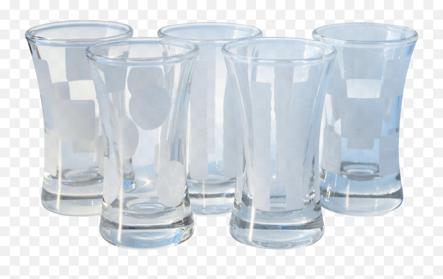 Shot Glasses Frosted Shapes - Serveware Png,Shot Glass Png