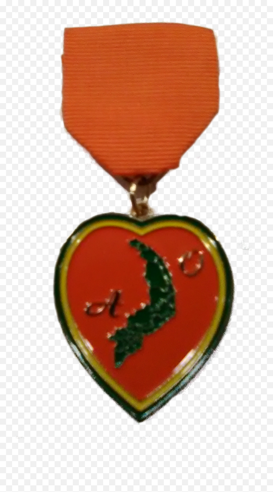 Orange Heart Medal Foundation - Medal Application Solid Png,Orange Heart Png