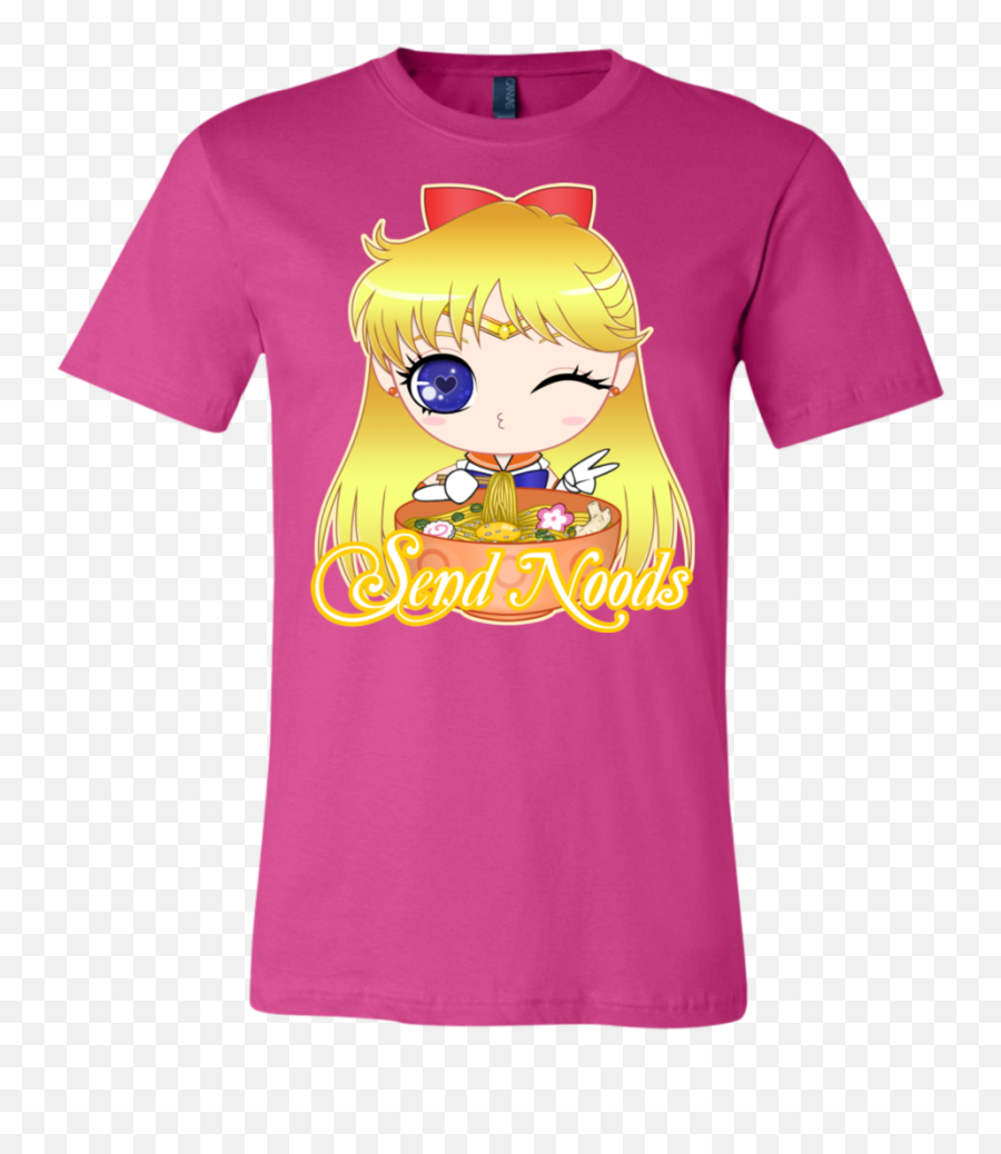 Sailor Venus Send Noods Bella Unisex Tee - Monkey Banana T Shirt Png,Sailor Venus Png