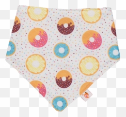 Bandana Bib - Sprinkles Broadcloth png