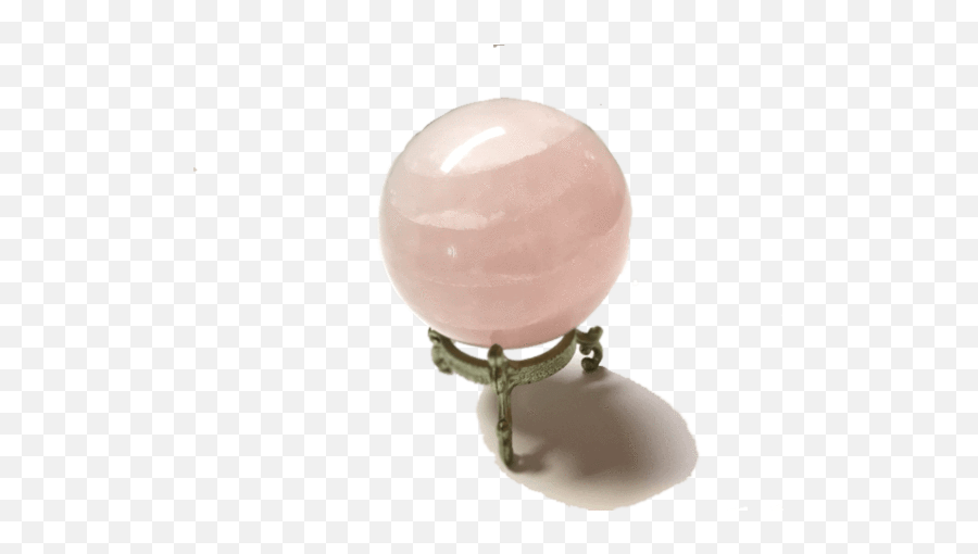 Crystal Ball - Rose Quartz Solid Png,Crystal Ball Transparent