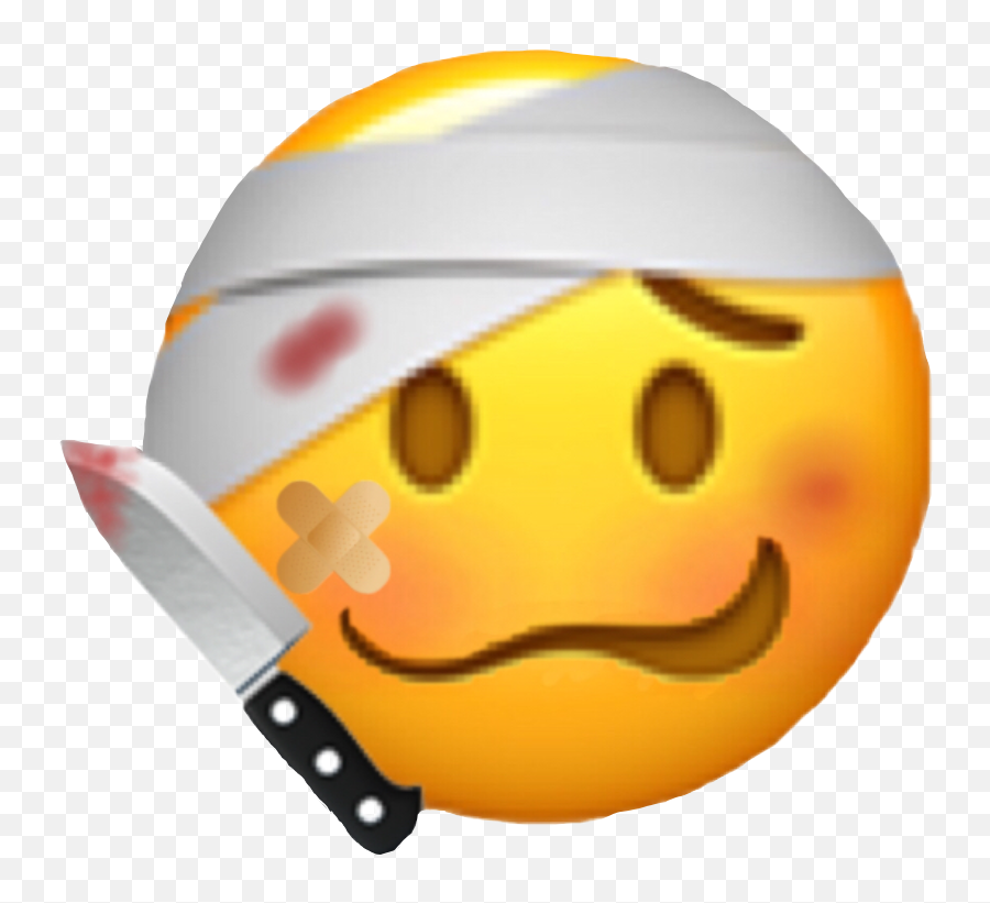 Emoji Gore Sticker By Aesthetic Crystalbat - Emoji With Knife Png,Knife Emoji Transparent