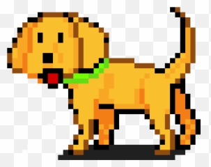 Pixilart - Dog By Kingcrimson Grid Dog Pixel Art Png,King Crimson Png