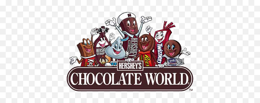 Hershey Ad Icons - Chocolate World Logo Png,Hershey Kiss Logo