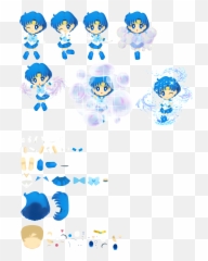 Sailor Moon Drops - Fictional Character Png,Sailor Mercury Png
