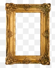 Antique Picture Frames Png Hd Pictures - vhvrs Vintage Gold