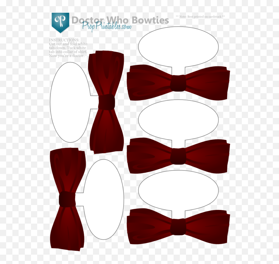 Drawn Bow Tie Doctor Who Clipart - Full Size Clipart Clip Art Png,Tie Clipart Png