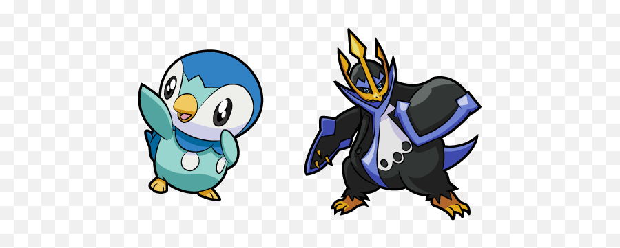 Pokemon Piplup And Empoleon Cursor - Pokemon Empoleon Png,Piplup Png
