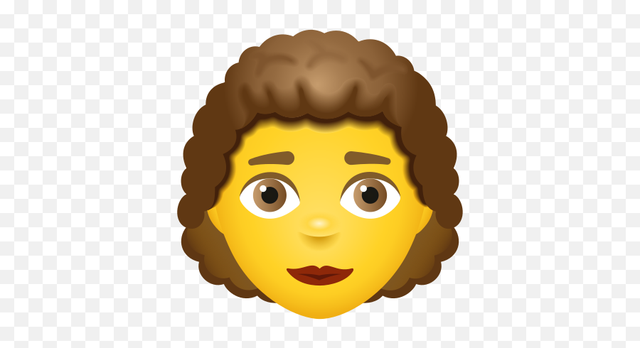 Woman Curly Hair Icon - Happy Png,Hair Icon