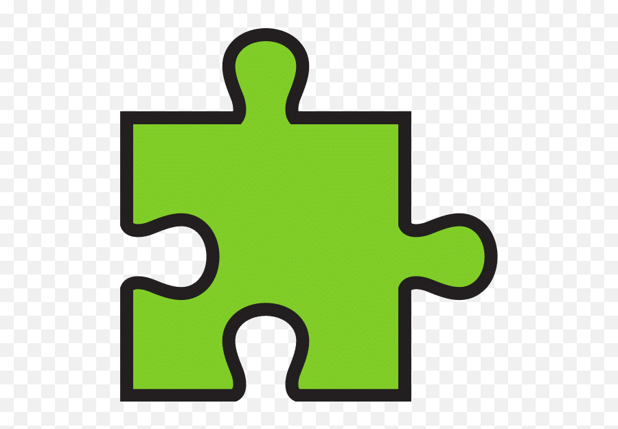 Puzzle Piece Isolated Flat Icon Design - Pieza De Rompecabezas Verde Png,Puzzle Piece Icon