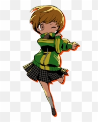 All - Out Attack Generator Pq2 Persona Q2new Cinema Labyrinth Chie Satonaka Png All Out Attack,Persona 4 Icon