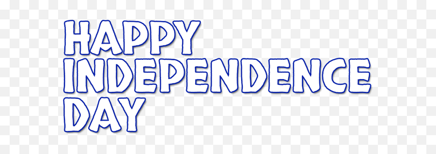 Happy Independence Day Png Text 1 Image - Independence Day In Different Fonts,Independence Day Png