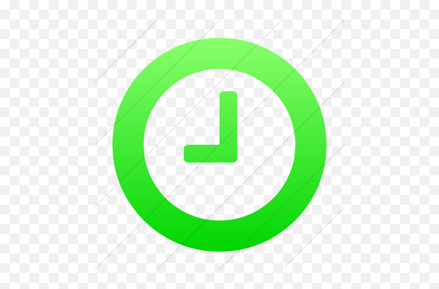 Iconsetc Simple Ios Neon Green - Vertical Png,Clock Icon On Iphone