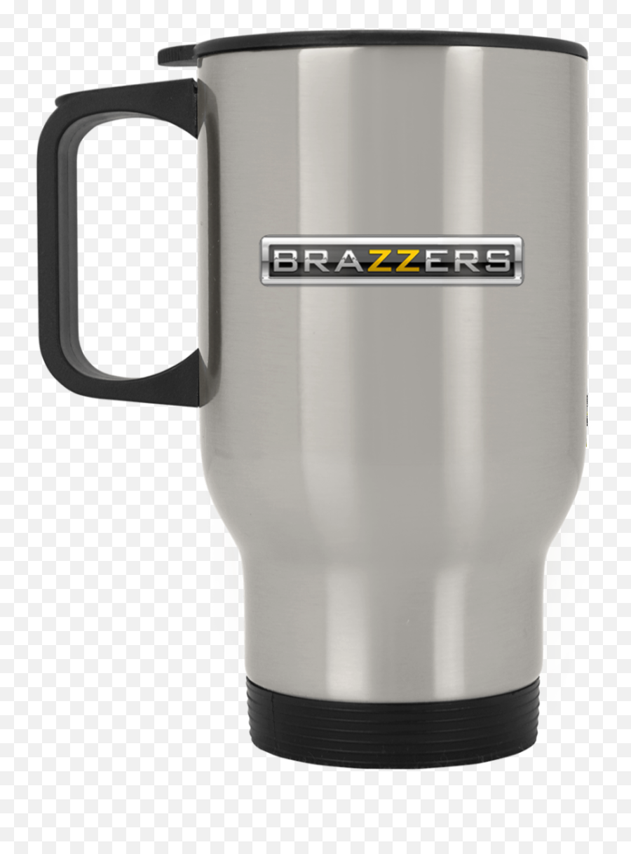 Brazzers Silver Stainless Travel Mug - Mug Png,Brazzers Png