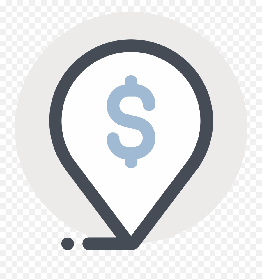 Download Hd Dollar Place Marker Icon - Portable Network Charing Cross Tube Station Png,Marker Icon Png