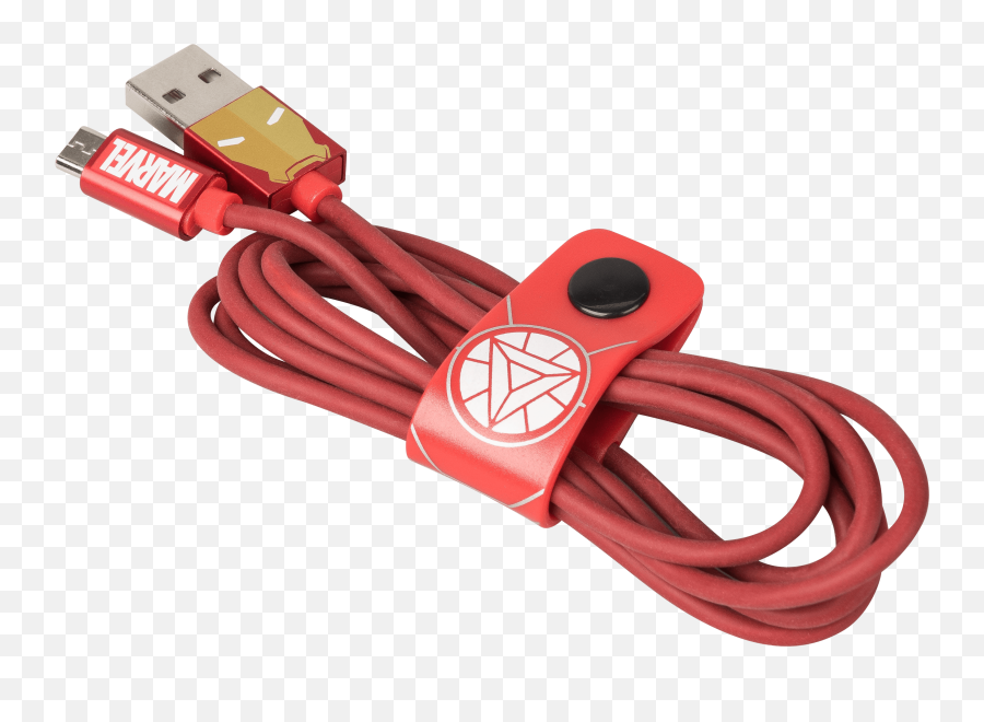 Marvel Iron Man Micro Usb Cable 120cm - Walmartcom Portable Png,Iron Man Icon Pack