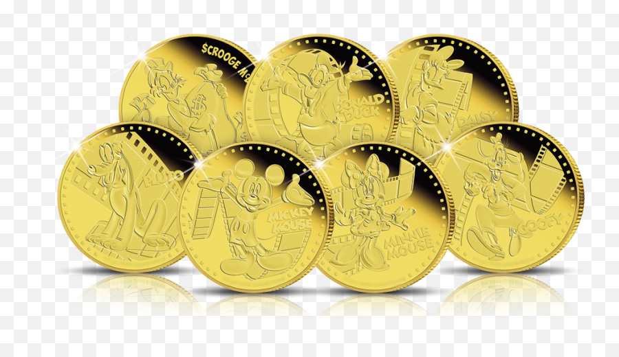 Gold Coins Set - 7 Gold Coins Transparent Cartoon Jingfm Png,Pile Of Gold Png