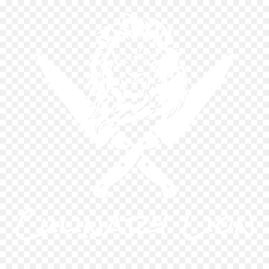 Download Hd Lionu0027s Head With Crossed Knives - Central Valley Logo Crossed Chef Knives Png,Lions Png