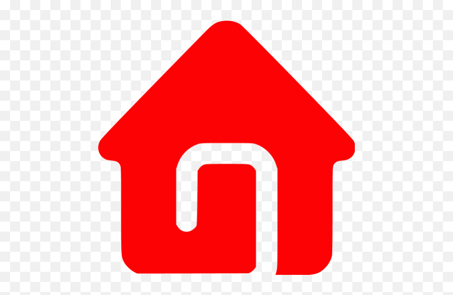 Red Home 4 Icon - Red Transparent Home Icon Png,Google Home Page Icon