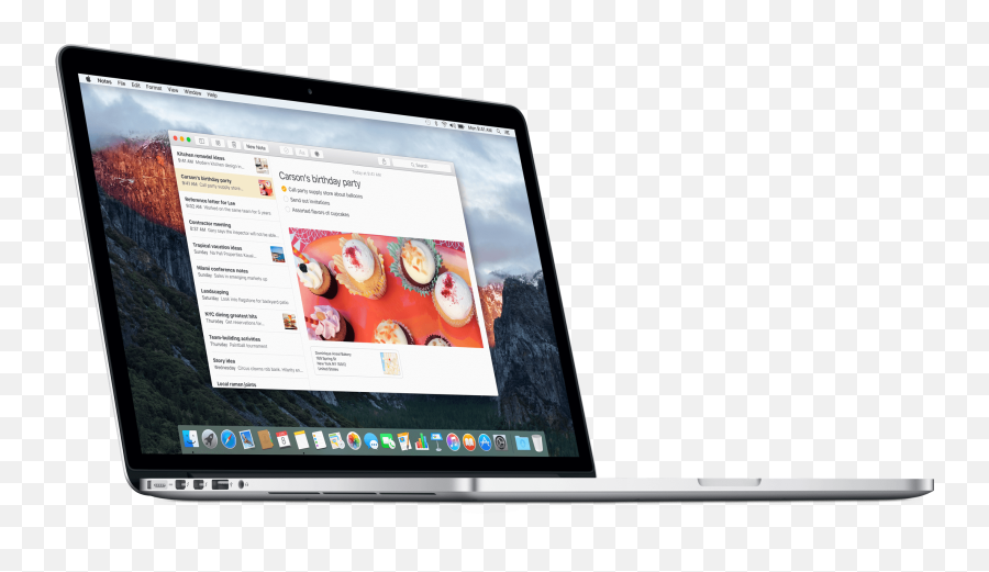 Quick Roundup Of Major El Capitan Features - Macbook Pro 2015 Png,El Capitan Icon Pack
