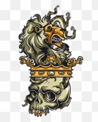 Animal Kingdom Lion Crown Skull Womenu0027s Tank Top For Sale By - For Logo png
