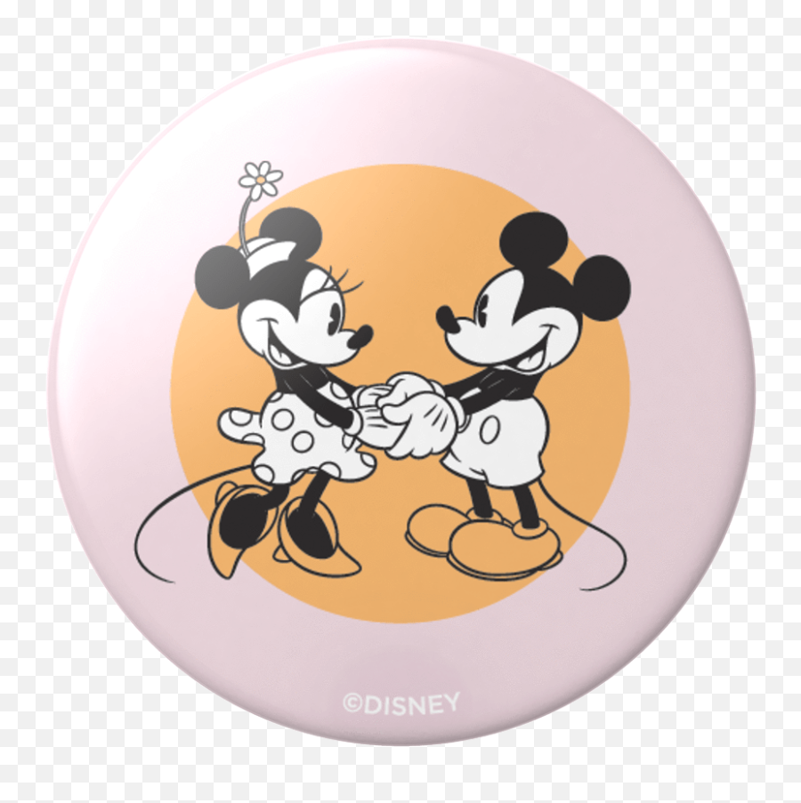 Mickey And Minnie Love Popgrip Popsockets Official - Retro Disney Mickey And Minnie Png,Disney Mickey Mouse Icon Serving Set