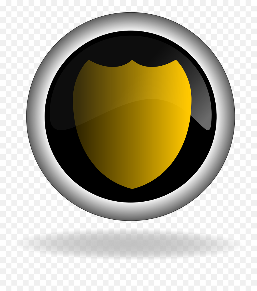 Protectionshieldbuttoniconback - Free Image From Needpixcom Shield Button Png,Icon Crossbones Helmet