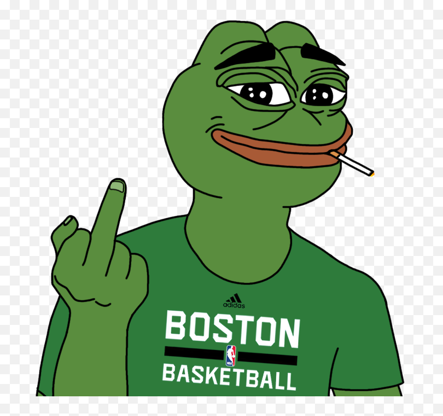 Vertebrate Pepe Tshirt Frog Pol Green - Boston Basketball Practice Jersey Png,Pepe Frog Png