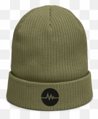 Oliveblack Eco - friendly icon beanie u2014 Mystery Sound Recordings png