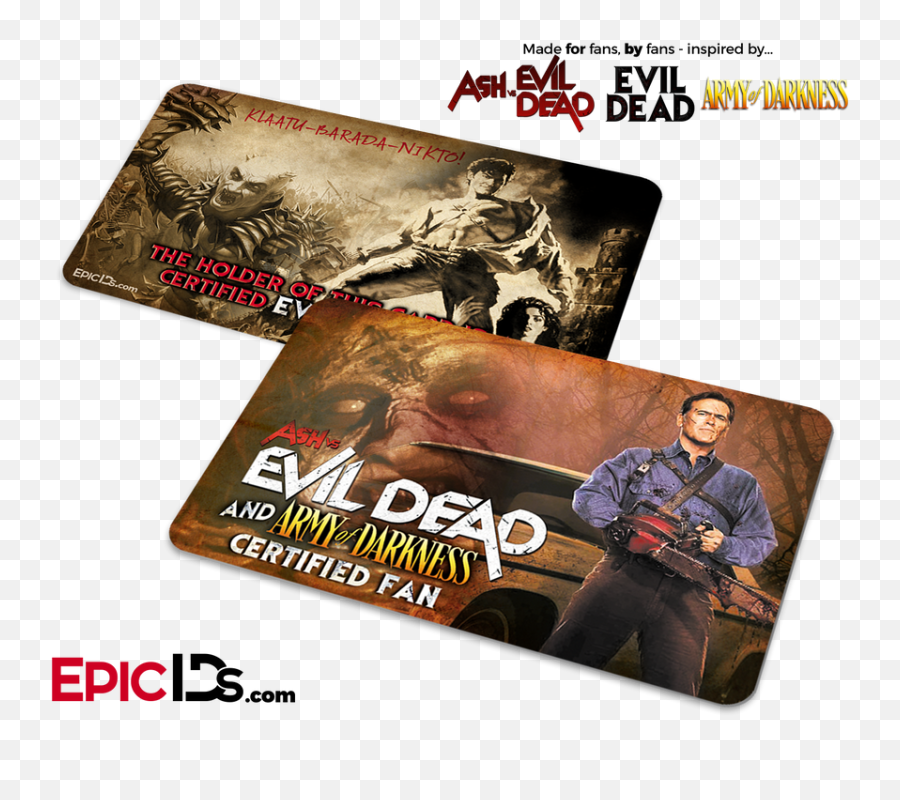 Army Of Darkness Evil Dead Ash Vs - Epic Ids Monsters University Id Png,Destiny Patrol Icon