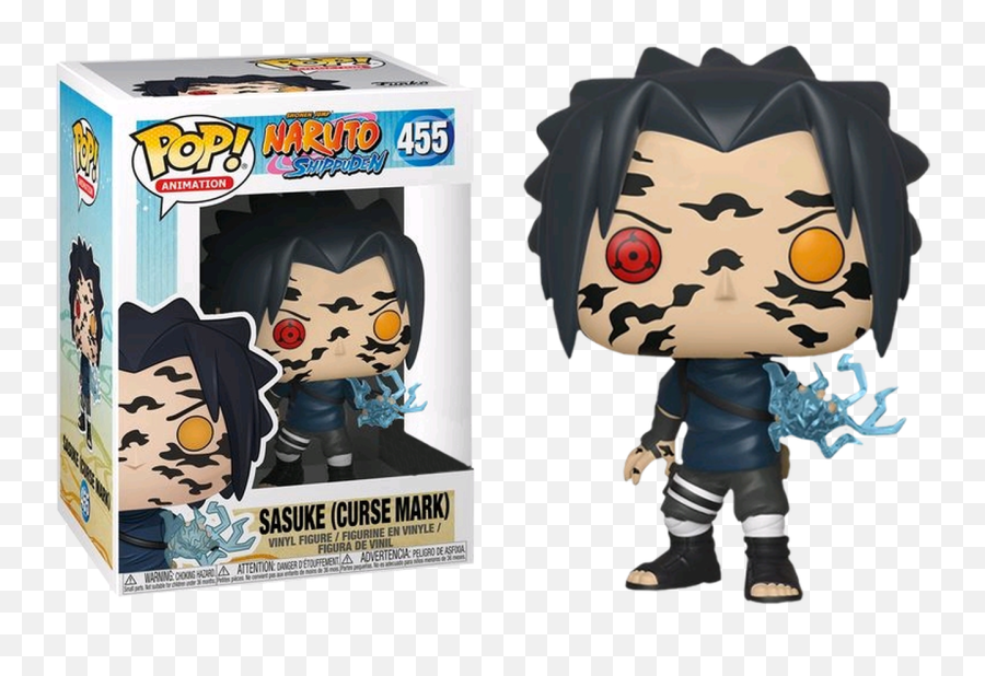 Naruto Shippuden - Sasuke With Cursed Mark Pop Vinyl Figure Curse Mark Sasuke Funko Pop Png,Sasuke Transparent