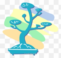 Bonsai Tree Royalty Free Vector Clip Art Illustration - Clip Art Png,Bonsai Tree Png