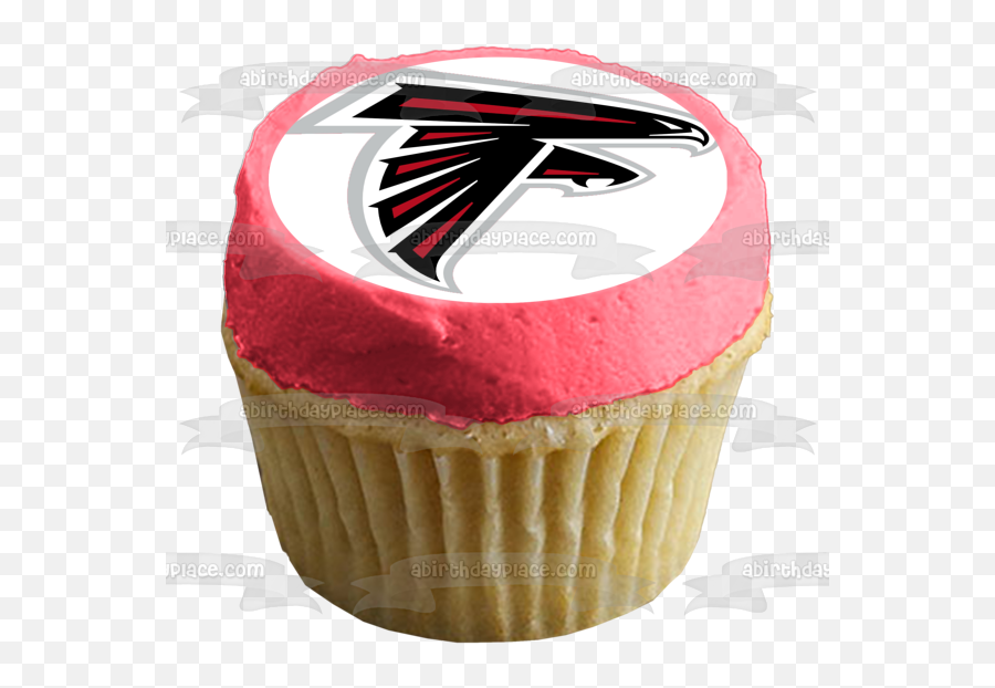 Atlanta Falcons Nfl Logo Football Edible Cake Topper Image Abpid11324 - A Birthday Place Png,Atlanta Falcons Icon