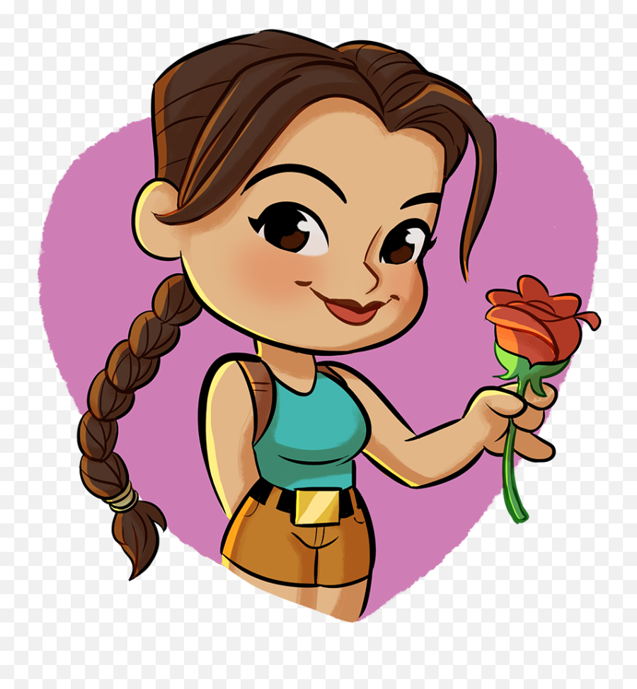 Tomb Raider 25 Year Celebration - Digital Sticker Pack For Women Png,Lara Croft Icon