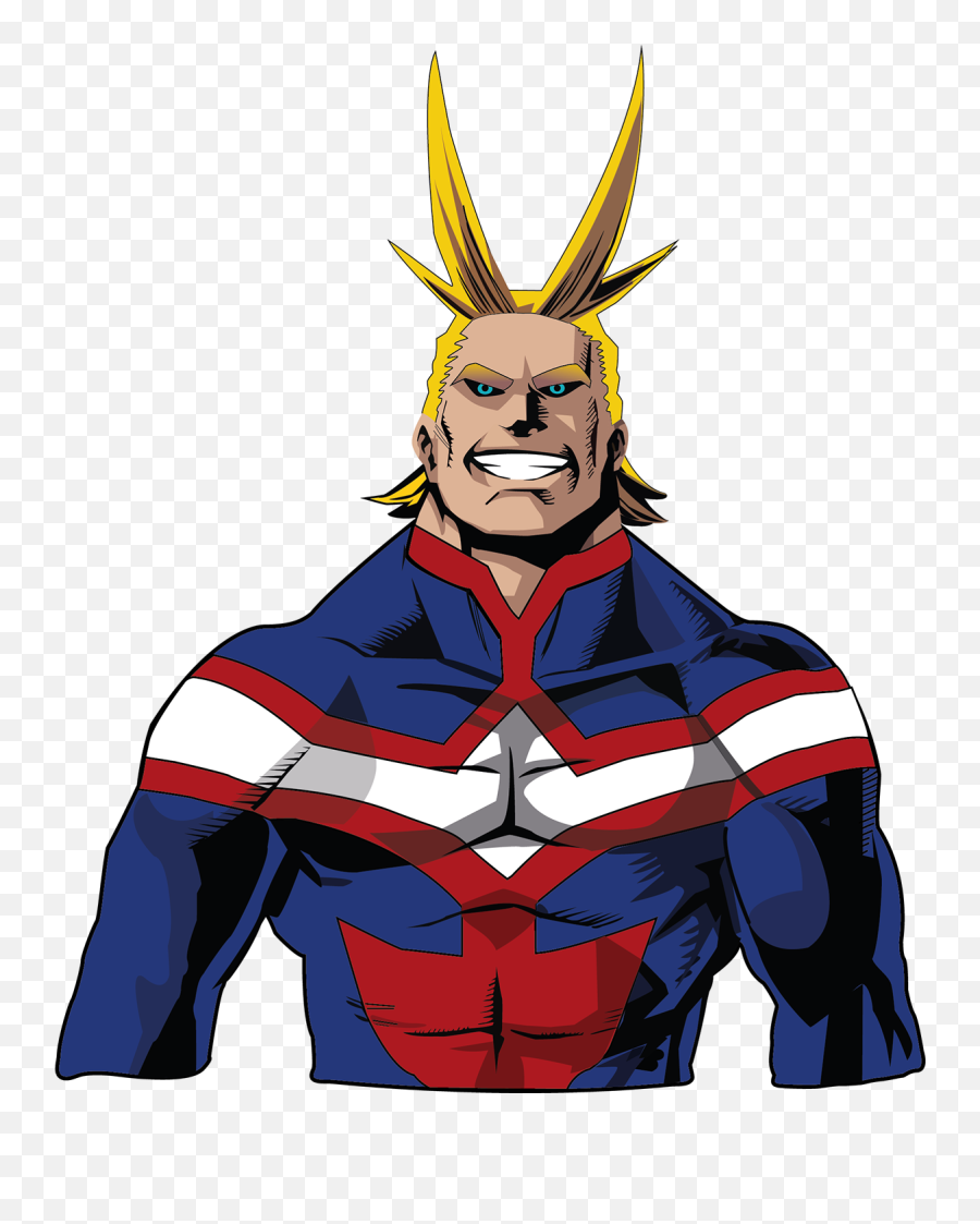 Might Red Png Transparent Image - All Might Transparent Background,All Might Png