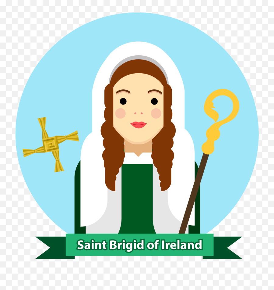 Saints - Religion Png,Saint Brigid Icon