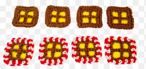 Gingerbread House - Windows Homemade Chocolate Chips png