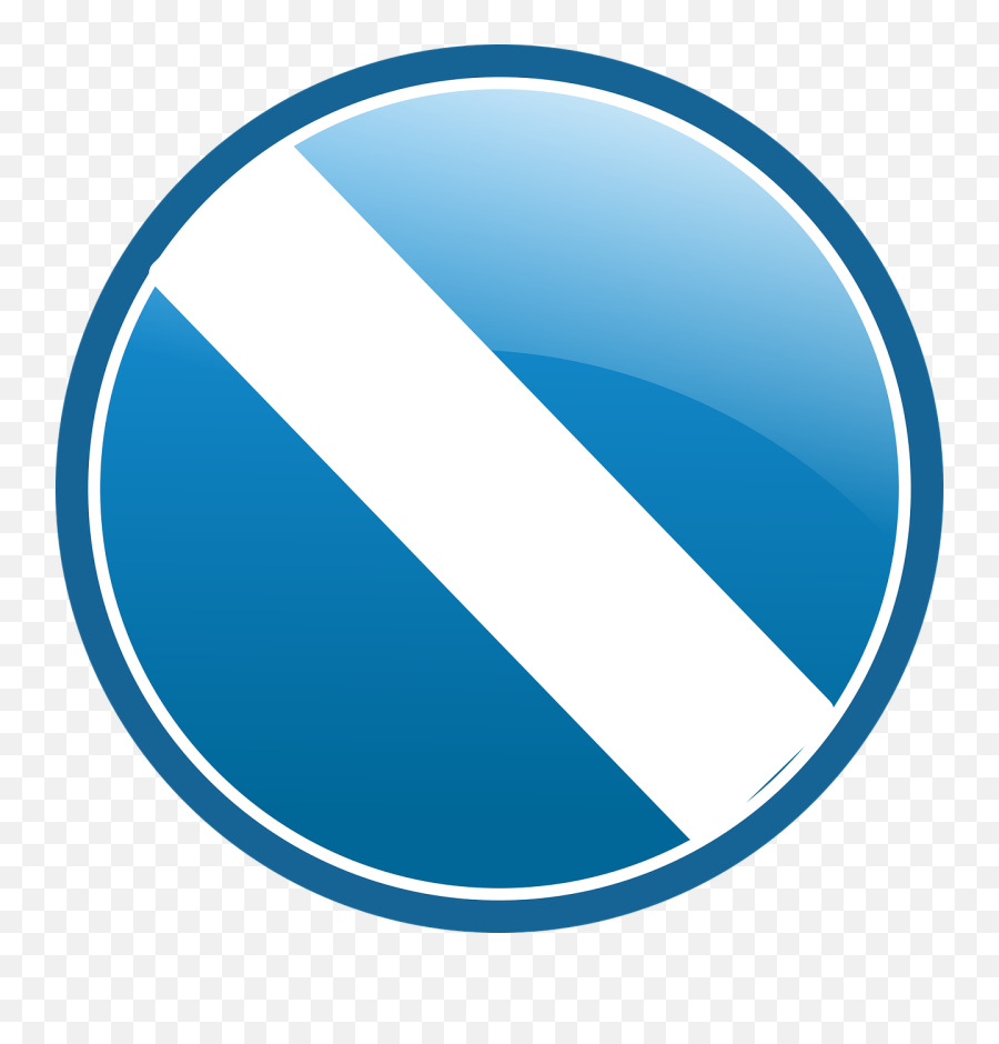 Signo Prohibido No - Gráficos Vectoriales Gratis En Pixabay Circulo Azul Png Transparente,Prohibido Png