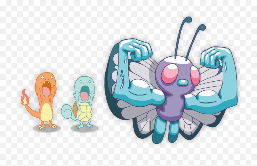 Buff Butterfree Png